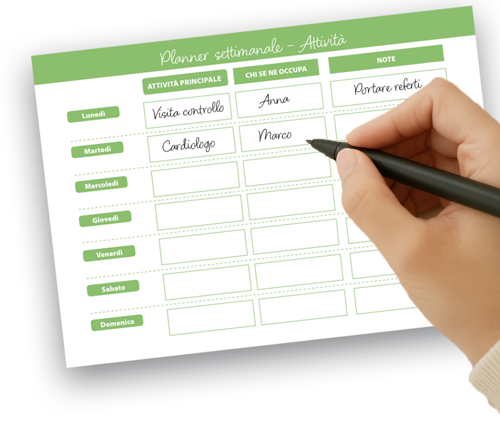 planner con mano copia