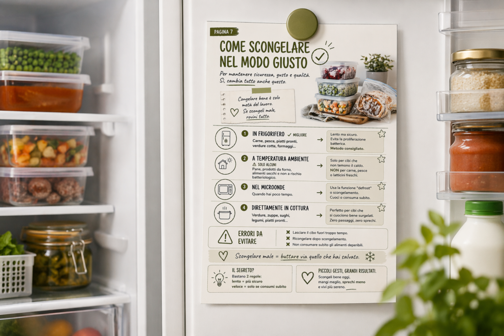 La Prima Volta nel Freezer frigo scheda